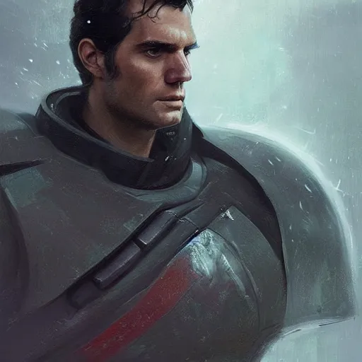 Prompt: portrait of a man by Greg Rutkowski, Henry Cavill as a soldier from the Galactic Alliance from the Star Wars Expanded Universe, scifi, highly detailed portrait, digital painting, artstation, concept art, smooth, sharp foccus ilustration, Artstation HQ