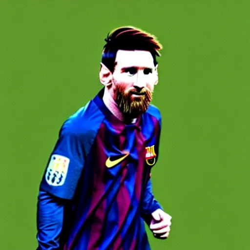 Image similar to lionel messi as a muslim, wearing muslim clothing