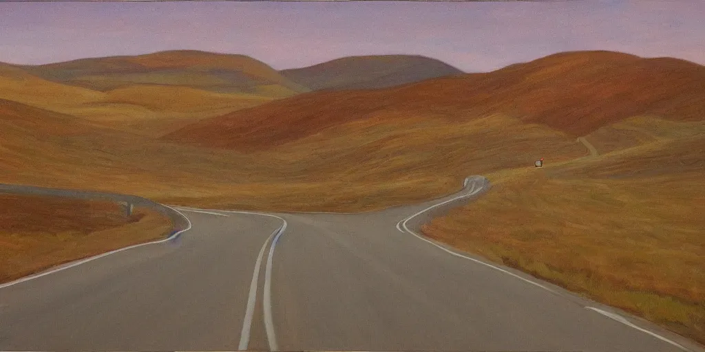 Image similar to the long and winding road at night by john christopher pratt,