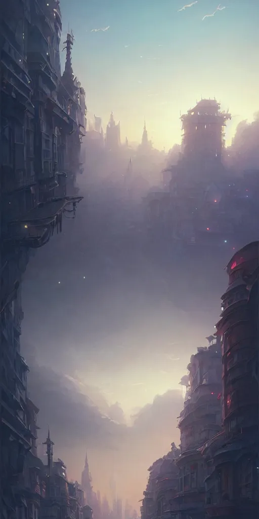 Prompt: a city built on a giant ☁, unreal engine, fantasy art by greg rutkowski, loish, rhads, ferdinand knab, makoto shinkai and lois van baarle, ilya kuvshinov, rossdraws, tom bagshaw, global illumination, soft light, detailed and intricate environment