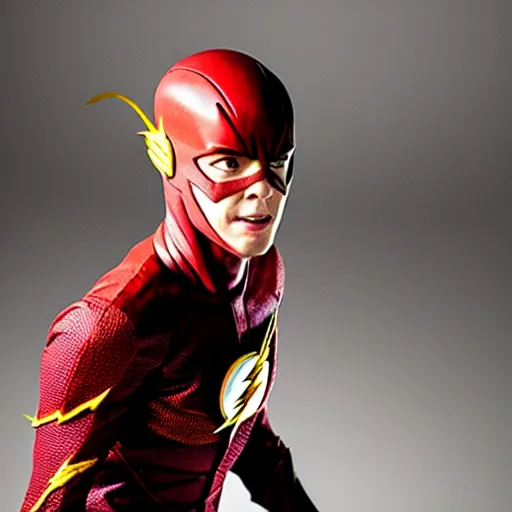 Image similar to tig notaro as the flash, unmasked, photo, detailed, 4 k