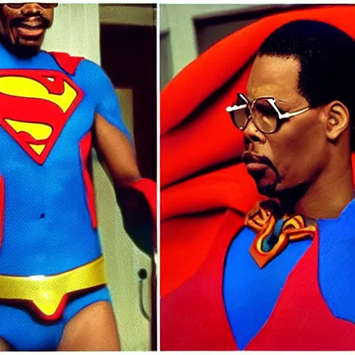 Prompt: Pootie tang as superman