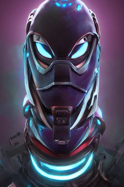 Image similar to epic mask helmet robot ninja portrait stylized as fornite style game design fanart by concept artist gervasio canda, behance hd by jesper ejsing, by rhads, makoto shinkai and lois van baarle, ilya kuvshinov, rossdraws global illumination radiating a glowing aura global illumination ray tracing hdr render in unreal engine 5