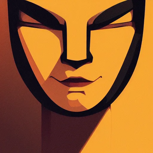 Image similar to face icon stylized minimalist atari, loftis, cory behance hd by jesper ejsing, by rhads, makoto shinkai and lois van baarle, ilya kuvshinov, rossdraws global illumination