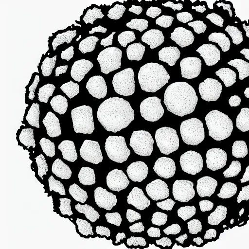 Image similar to The coronovirus. Anime style drawing. 8k resolution.