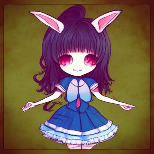 anime chibi bunny girl