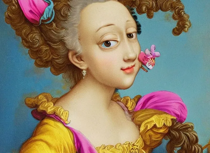 baroque rococo painting Disney's Prince Quasimodo Lisa | Stable ...