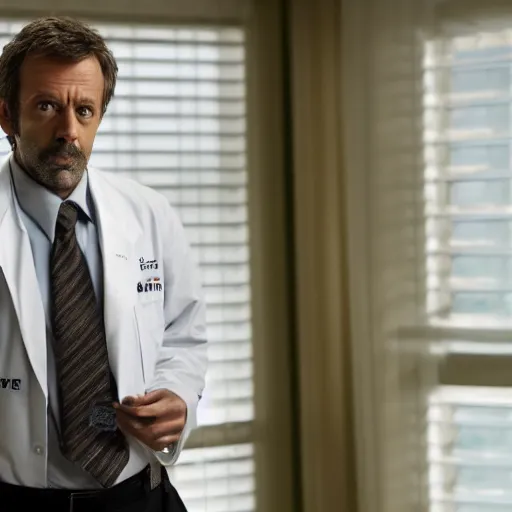 Prompt: House MD, new, television still, 4K, high definition, Newhouse