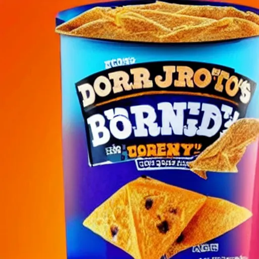 Image similar to doritos flavoured ben and jerry's ice cream