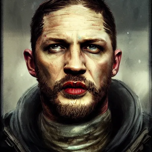 Image similar to tom hardy as henry dorsett case, cyborg, hacker, cyberpunk, painted by seb mckinnon, high detail, dramatic light, digital art, painted by greg rutkowski, promotional movie posterart, trending on artstation