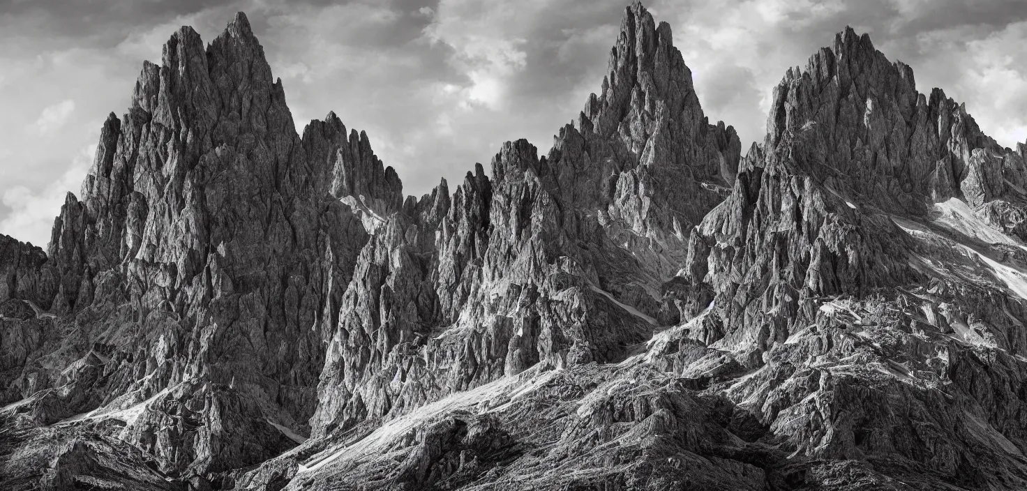 Prompt: hyperrealist highly detailed neo-baroque photography portrait of haystack monsters standing in dolomites concept art pascal blanche dramatic studio lighting 8k wide angle shallow depth of field