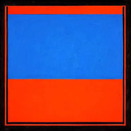 Prompt: a blue background with a red and orange word, an album cover by colin mccahon, featured on pixiv, altermodern, logo, y 2 k aesthetic, 2 d game art