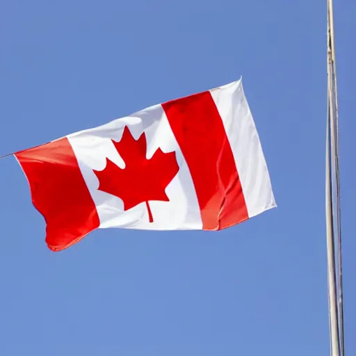 Prompt: the new flag of canada. simple