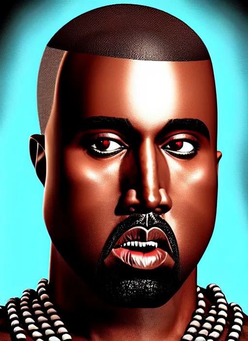 Image similar to A striking epic hyper real comic book style portait painting of Kanye west as a bard, D&D Concept Art, unreal 5, DAZ, Apex legends concept art, hyperrealistic, octane render, cosplay, RPG portrait, dynamic lighting