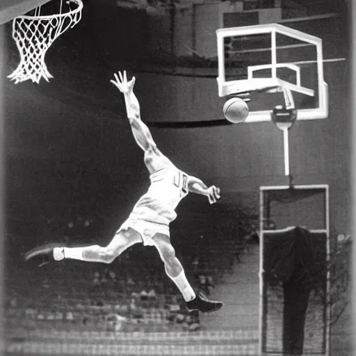 Image similar to count orlok slam dunk in basketball, award winning photograph