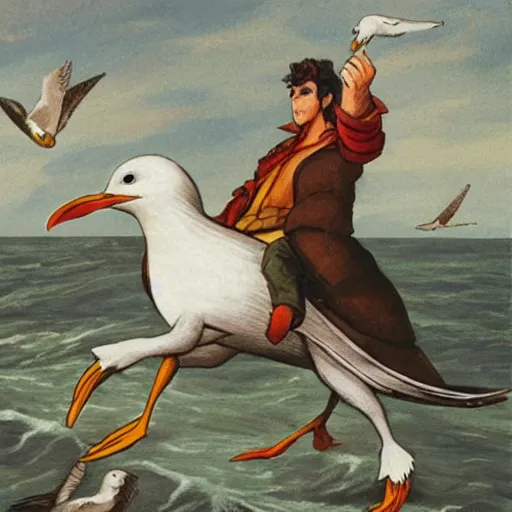 Wallpaper : sea, anime girls, seagulls, alone, screenshot 1500x844 -  questionablecontext - 242741 - HD Wallpapers - WallHere