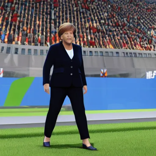 Image similar to angela merkel in fifa 1 9