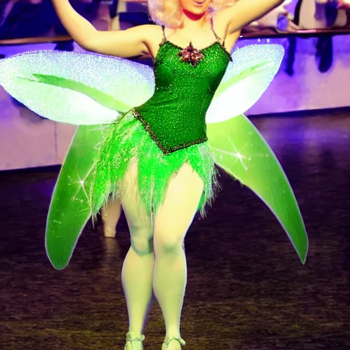 Image similar to christina hendrick as tinkerbell,