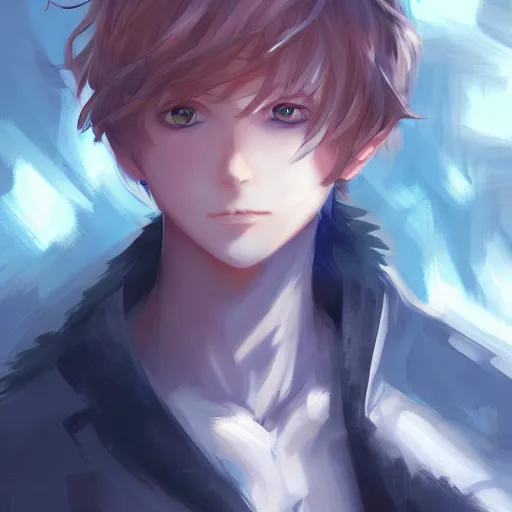 Image similar to anime portrait of Camelot as an anime boy by Stanley Artgerm Lau, WLOP, Rossdraws, James Jean, Andrei Riabovitchev, Marc Simonetti, and Sakimichan, trending on artstation