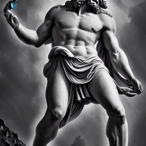 Image similar to an Ancient Greek god using an iPhone, epic, art, hyper detailed, cinematic, ethereal