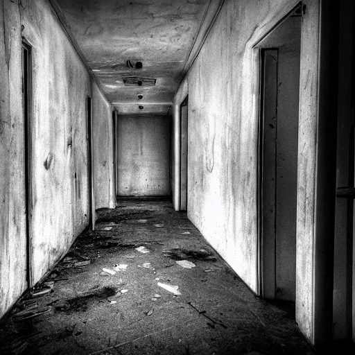 Image similar to liminal space, the backrooms, eerie, uncanny, empty, nostalgic, abandoned, forgotten, lonesome