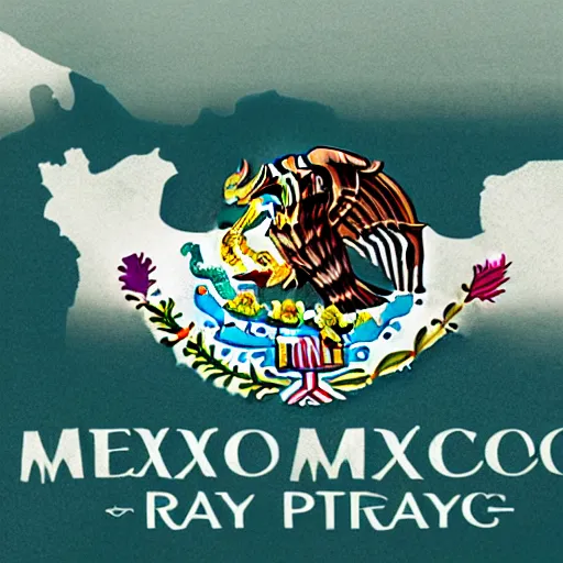 Prompt: Mexico, in the style of ray tracing