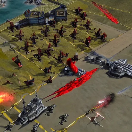 Prompt: D-DAY in Command and Conquer Red Alert 2