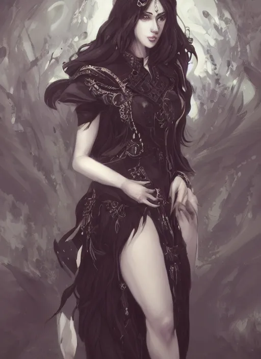 Prompt: wide angle beautiful full body portrait of a strong male anthropomorphic anthro border collie fursona wearing an ornate black dress and standing in a courtyard, character design by charlie bowater, henry asencio, and ross tran, furry art, furaffinity, beautiful, glamor pose, detailed, aesthetic, trending on artstation