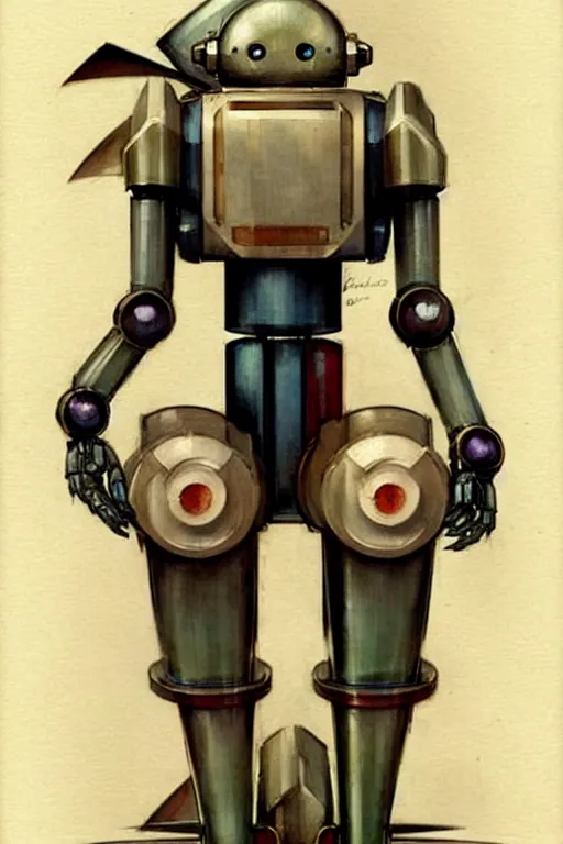 Prompt: (((((2050s art deco servant android robot pirate wench art art deco art deco art deco art deco. muted colors.))))) by Jean-Baptiste Monge !!!!!!!!!!!!!!!!!!!!!!!!!!!