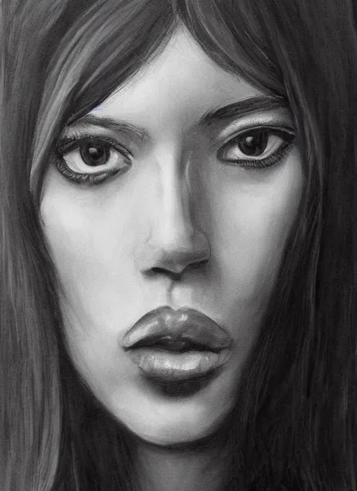 Image similar to Female face portrait. reddit.com/r/Art/top/?sort=top&t=all