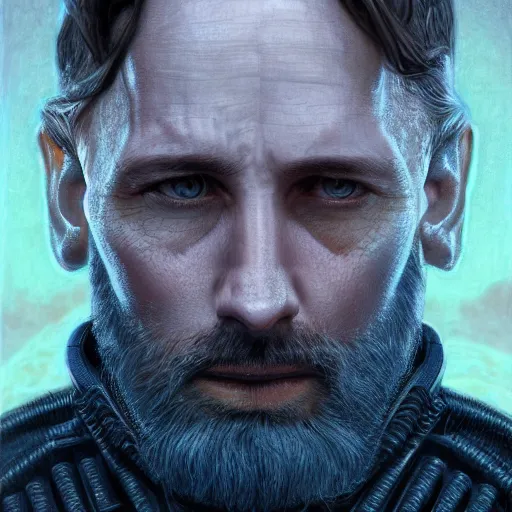 Prompt: sci - fi portrait of paul atreides by jean delville and mickelangelo, baroque, intricate, hyperealistic, photoreal, 8 k resolution, highly detailed, proffesional illustration, high contrast, ambient occlusion, octane render, unreal engine 5