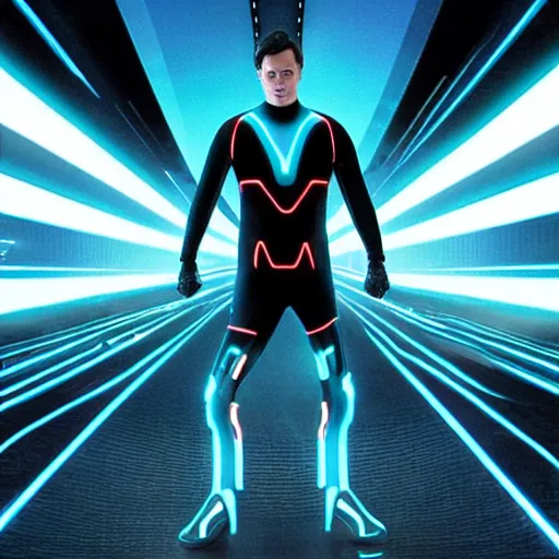 Image similar to tron legacy