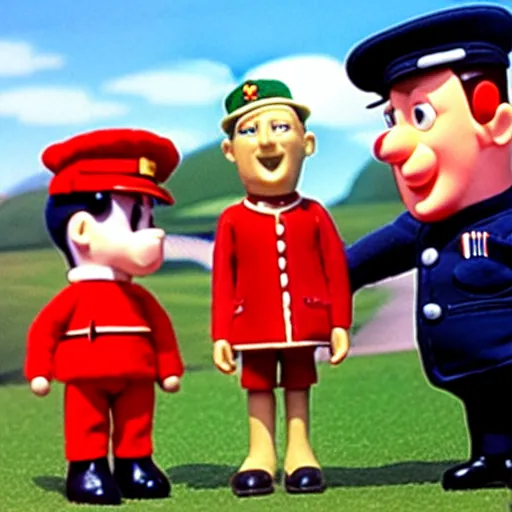 Image similar to herman goering in postman pat