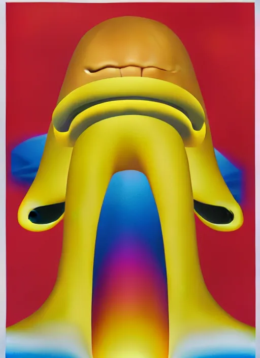 Image similar to scream by shusei nagaoka, kaws, david rudnick, airbrush on canvas, pastell colours, cell shaded!!!, 8 k