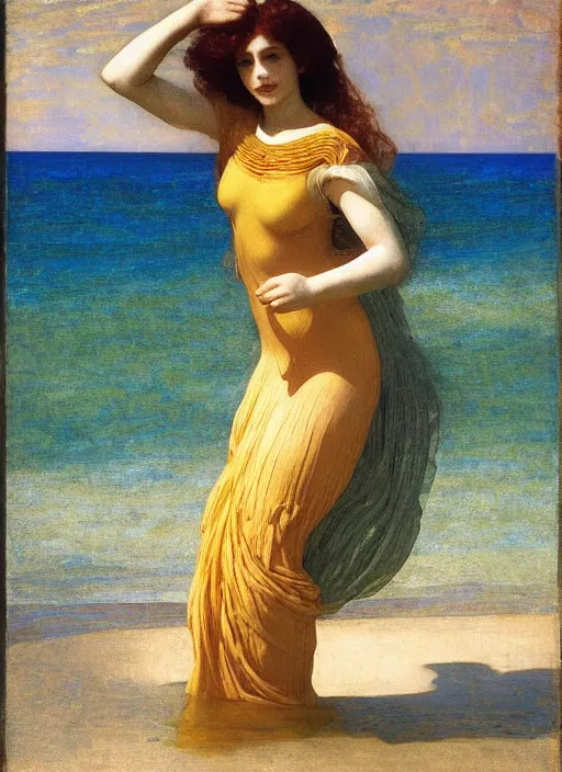 Prompt: under the sea, preraphaelite colour photography by frederic leighton, 8 k