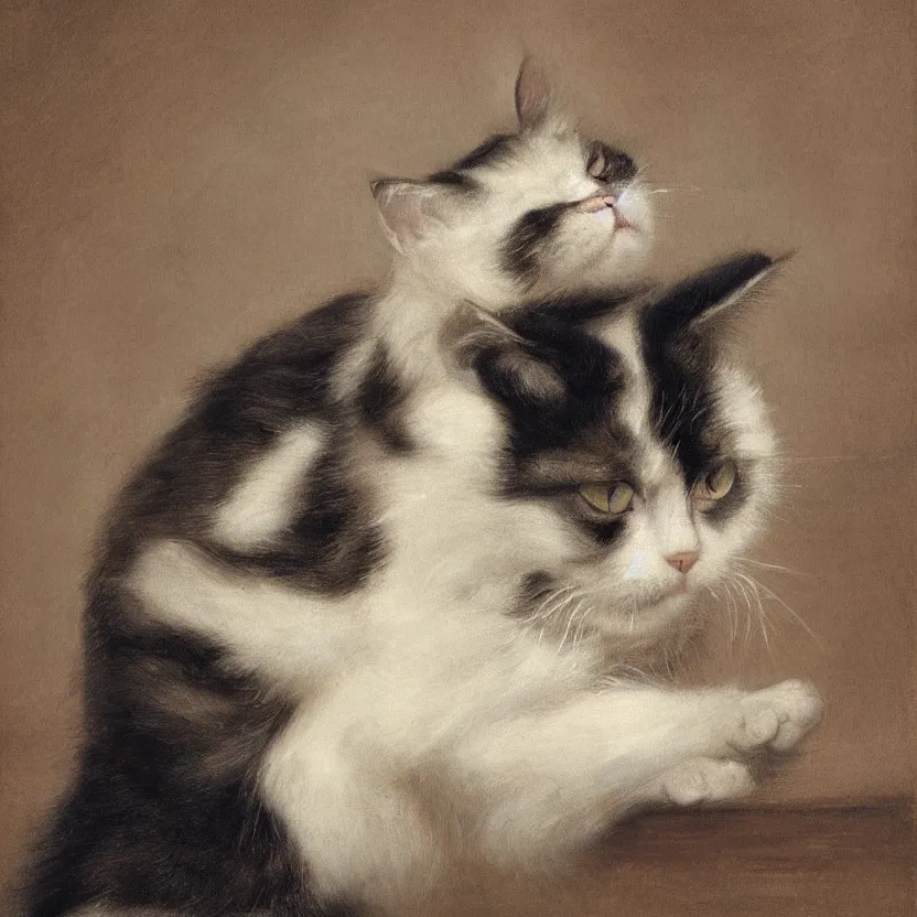 Image similar to cat by louis william wayne