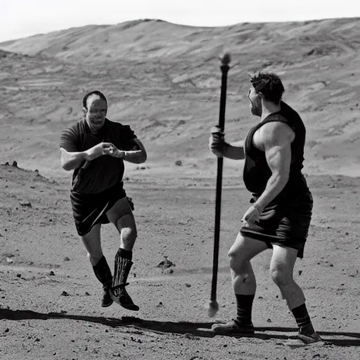 Image similar to highland games on mars