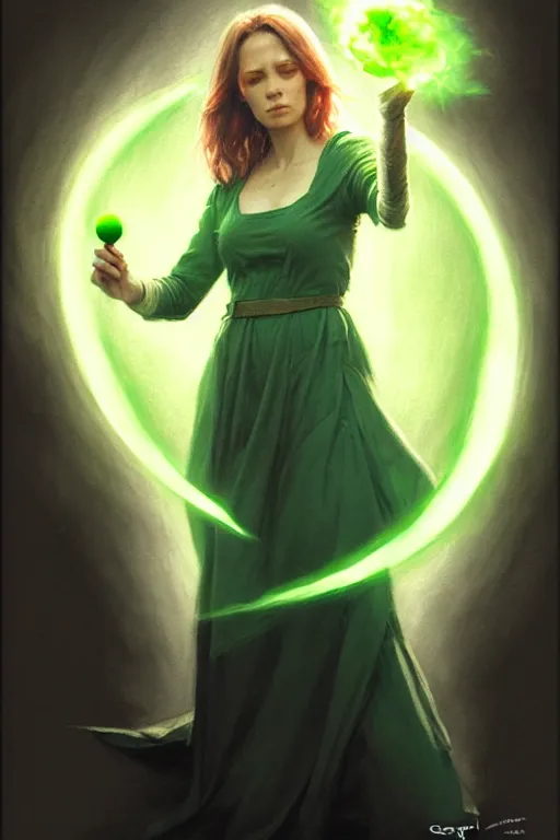 Image similar to a female wizard casting a green fireball | | pencil sketch, realistic shaded, fine details, realistic shaded lighting poster by greg rutkowski, magali villeneuve, artgerm, jeremy lipkin and michael garmash and rob rey