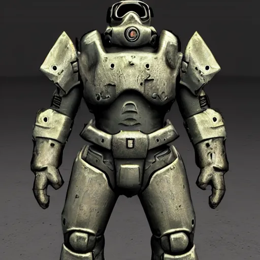 Image similar to Fallout T52 power armor