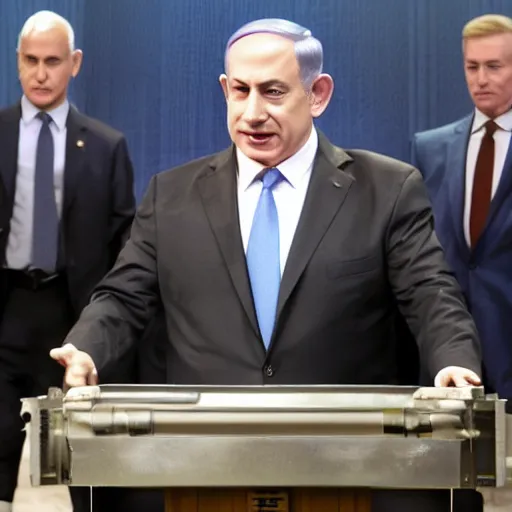 Prompt: benjamin netanyahu as a terrorist