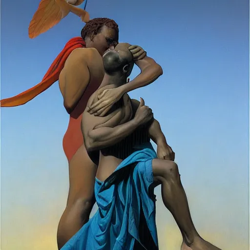 Image similar to a painting by thomas blackshear