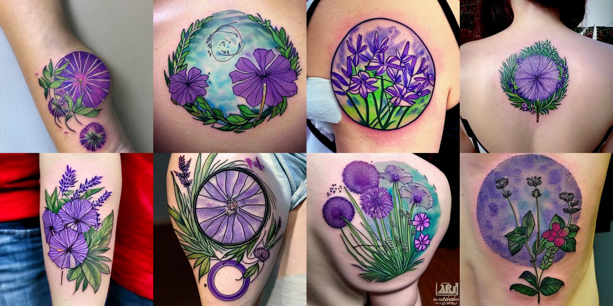 30 Simple Lavender Flower Tattoo Ideas for Women | Lavender tattoo, Flower  tattoo designs, Floral tattoo design