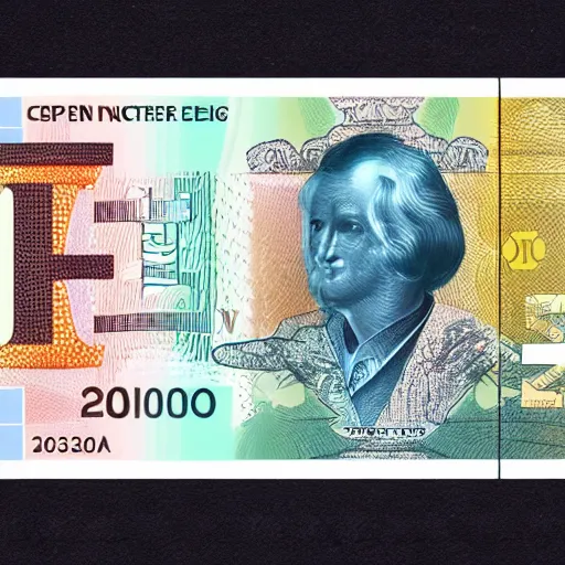 Image similar to concept design £ 5 0 note for the year 2 0 3 3