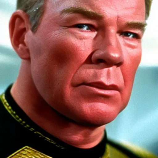 Prompt: William Shatner as Captain Picard