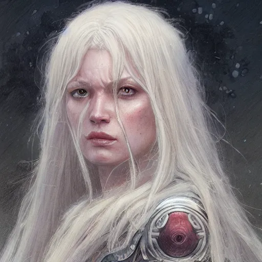 Image similar to griffith from bersek as a realistic fantasy d & d character, close - up portrait art by donato giancola and greg rutkowski, realistic face, digital art, trending on artstation