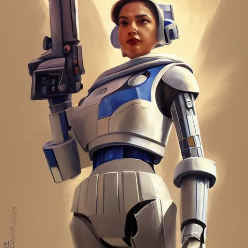 Prompt: greg manchess portrait painting of r 2 d 2 as overwatch character, medium shot, asymmetrical, profile picture, organic painting, sunny day, matte painting, bold shapes, hard edges, street art, trending on artstation, by huang guangjian and gil elvgren and sachin teng