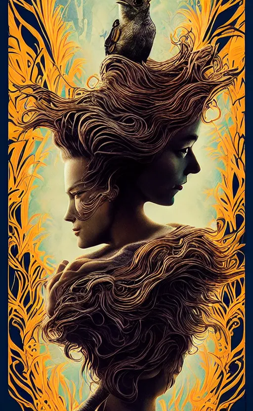 Image similar to exquisite creature poster art, movie art, poster art, poster art, elegant, by weta studio and james jean, 8 k, denoised