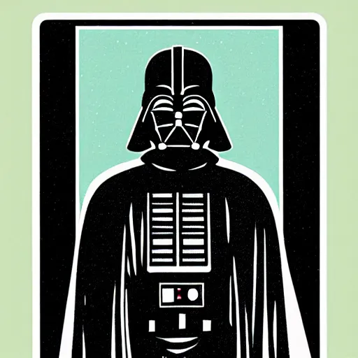 Prompt: Star Wars tarot card portrait the carbonite man