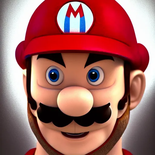 Image similar to a film still portrait of chris pratt dressed up as mario in real life as a real person, grotesque, disturbing, disgusting, realistic hyperrealistic 4 k resolution 8 k resolution highly detailed very detailed extremely detailed hd quality detailed face very detailed face extremely detailed face trending on artstation, modern portrait, modern photograph, film still