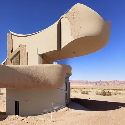 Image similar to big scale babyschema hotel in the dessert, modernism